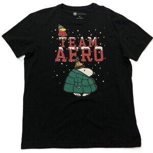 Aeropostale Peanuts Snoopy Woodstock T-Shirt Team Aero